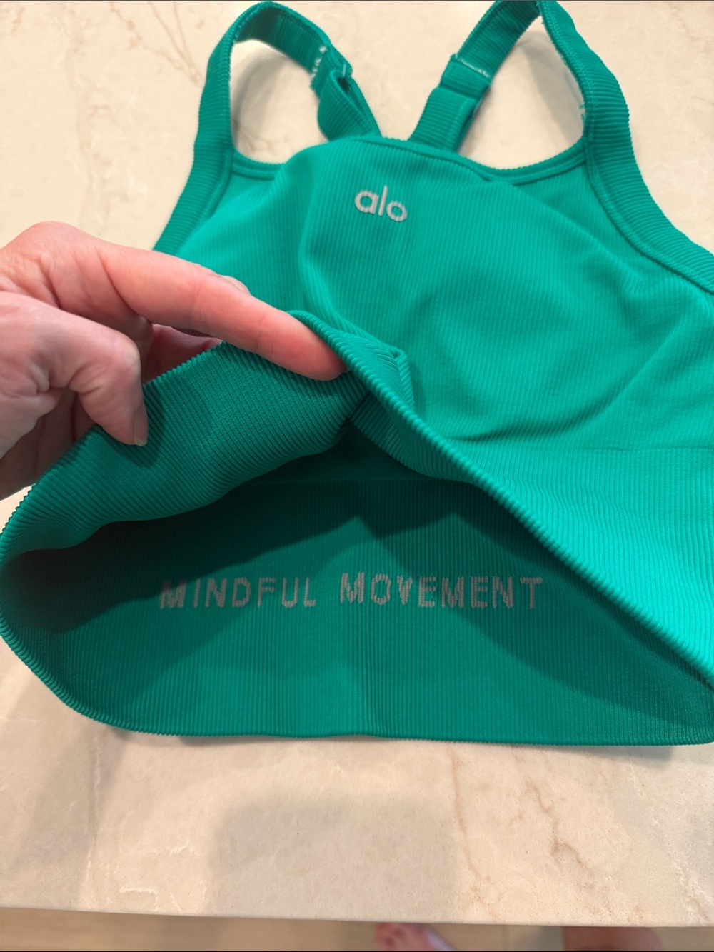 Seamless Ribbed Favorite Bra Tank - Picture 4 of 4